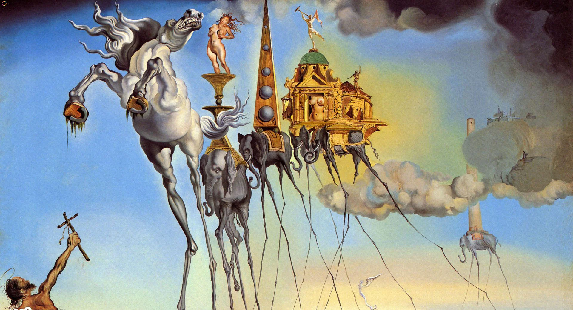 Dali'nin St. Anthony'nin baştan çıkışı tablosu